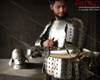 Steel Samurai Armour Full Set for SCA/Buhurt/Medieval Armour combat