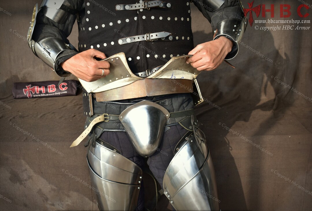HBC Armor™ Groin Protection Cod Piece Metal Armor for Etsy Australia