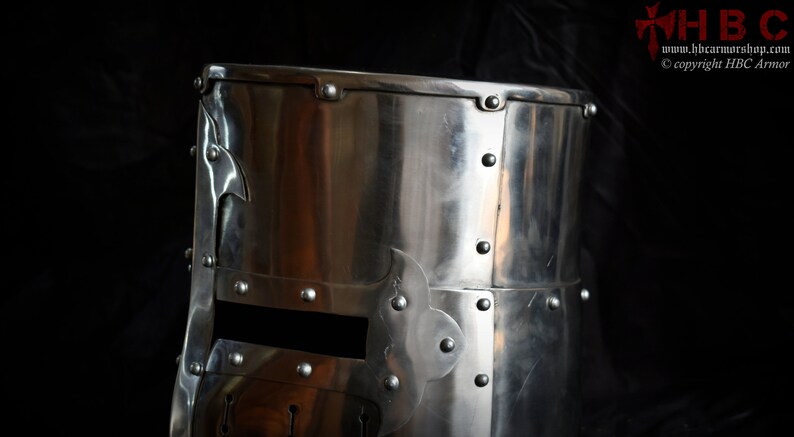 Medieval Reenactment /& role Plays Knight Templar Crusade Helmet for