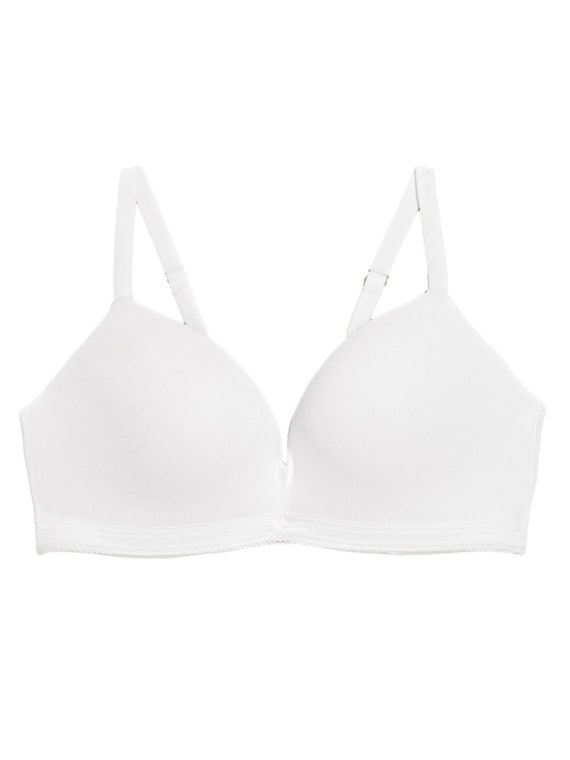 Buy Ladies EX M&S Body WHITE Cool Comfort Non-wired Push up Plunge Bra Size  30 to 40 A to D. Online in India 