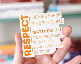 Respect Definition Sticker