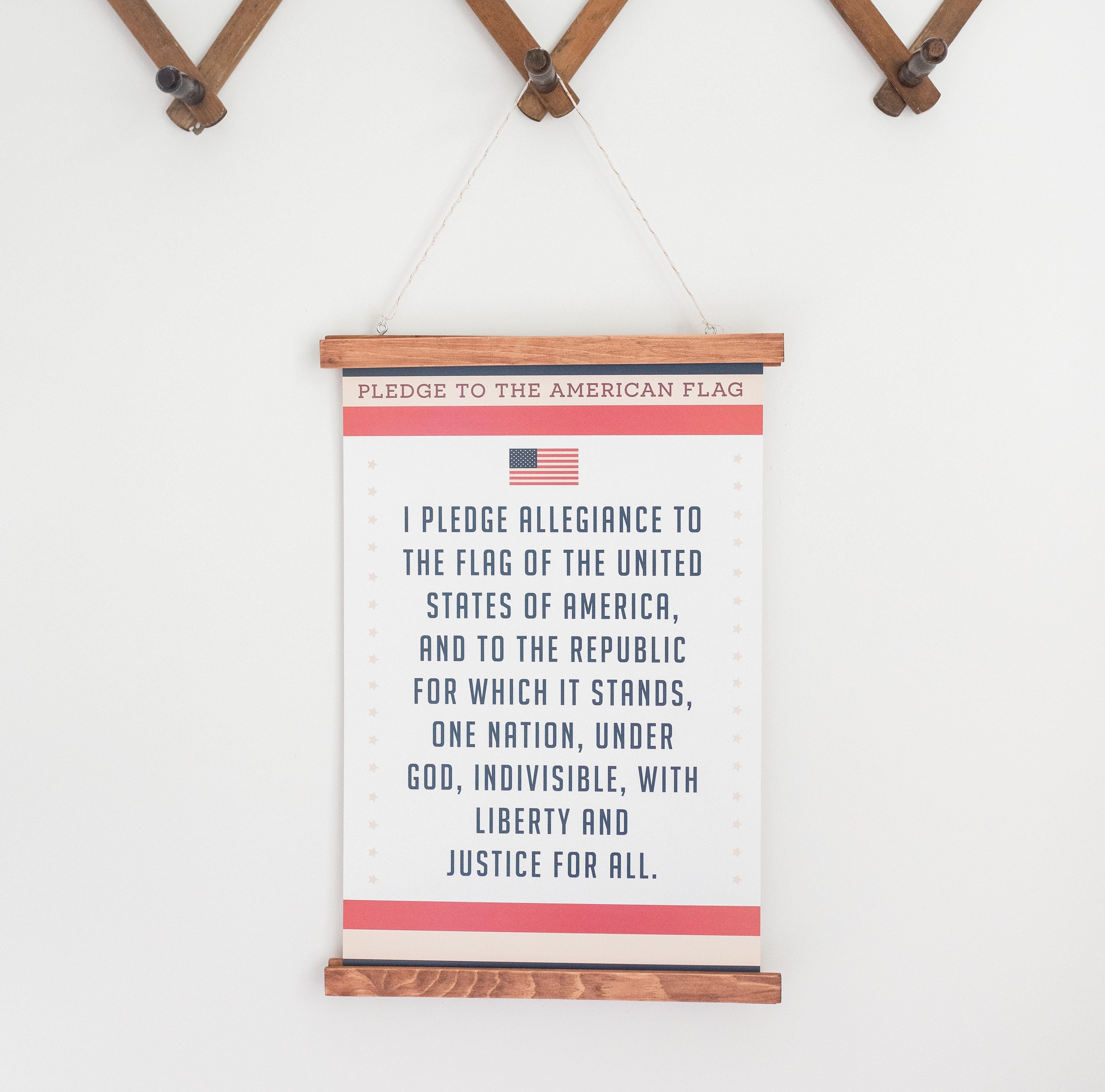 Pledges Posters pledge of Allegiance America Poster - Etsy