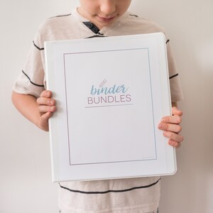 Student Binder Printable Bundle Sheets PRINTED - Etsy