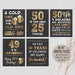 Printable 50th Birthday Decorations, Cheers and Beers to 50 Years ...