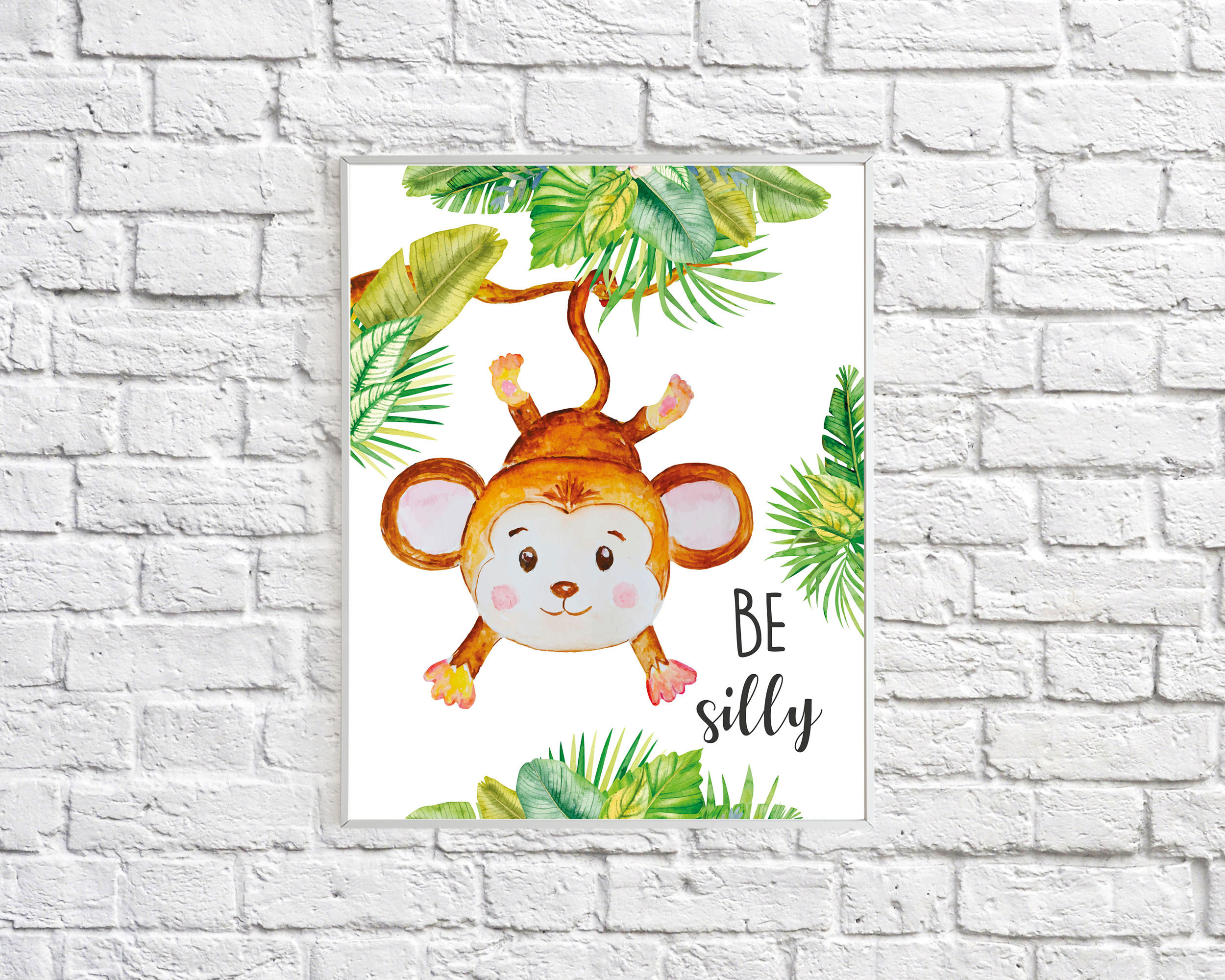Safari Nursery Decor Jungle Nursery Wall Art Safari Animals Etsy