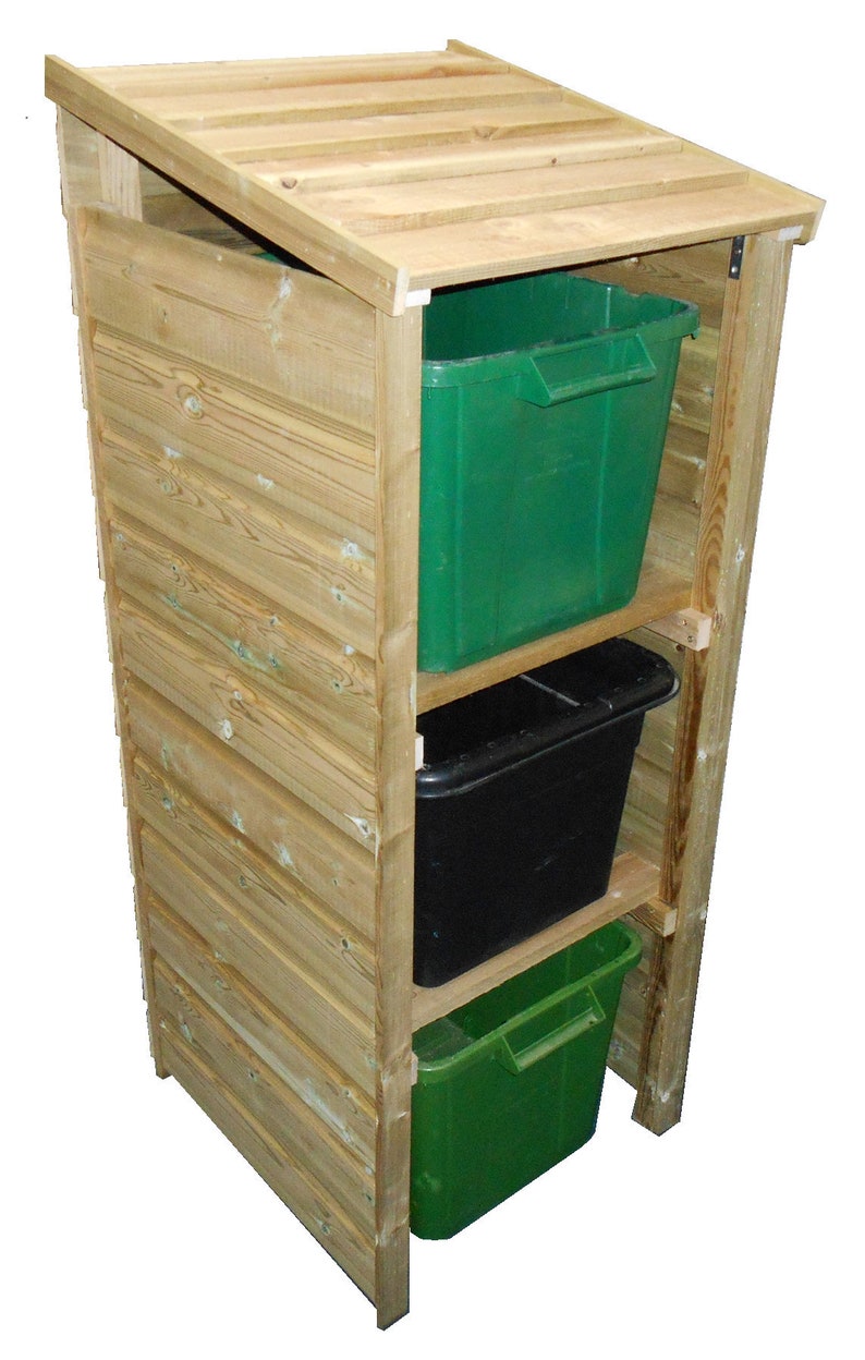 Recycling Storage 3 Box Premium Etsy