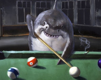 Pool Shark - Art Print