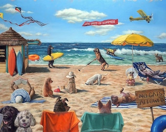 Dog Beach - Art Print