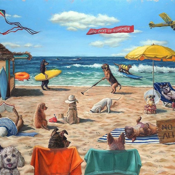 Dog Beach - Art Print