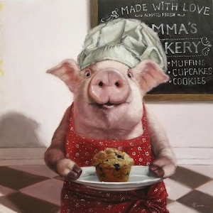 Pinkies Bakery - Art Print