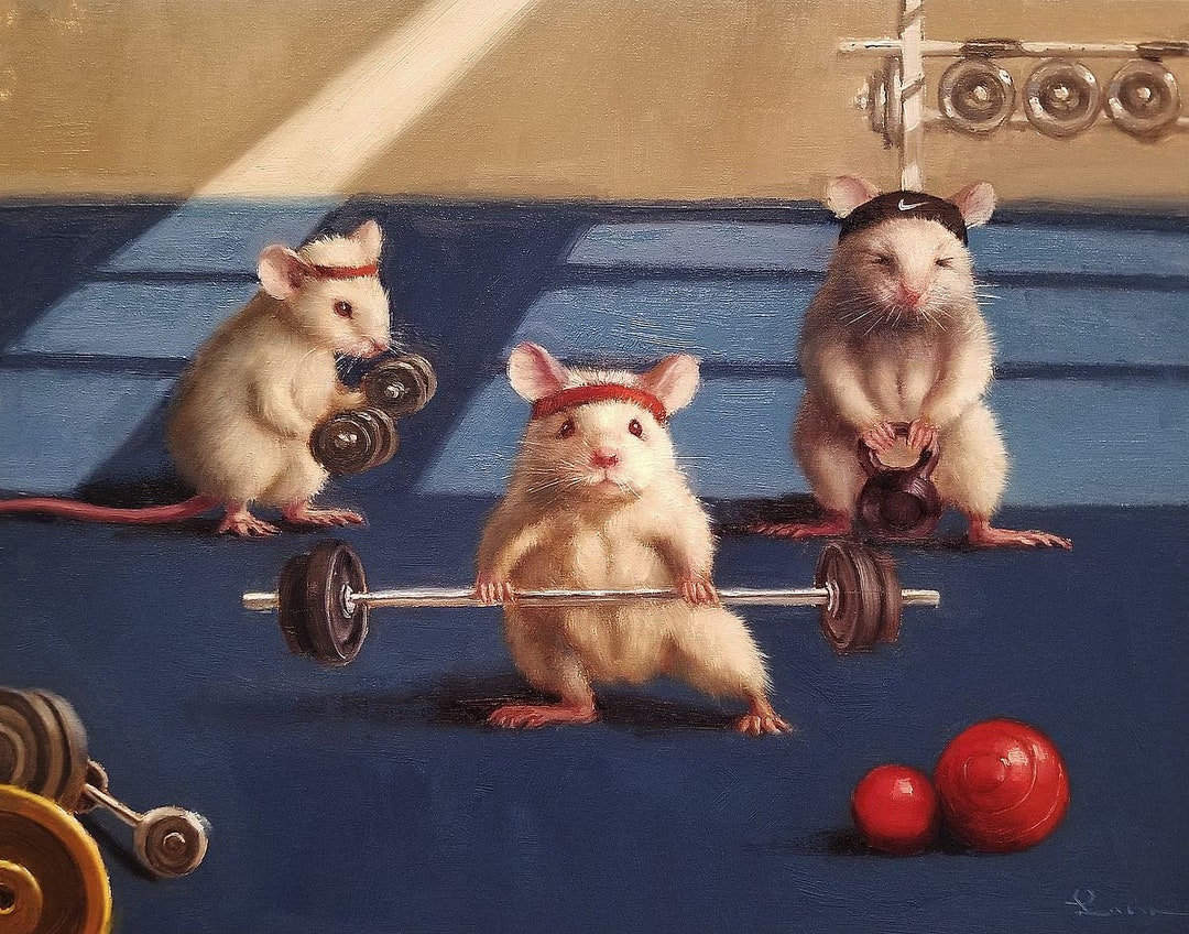 Gym Rats Art Print 