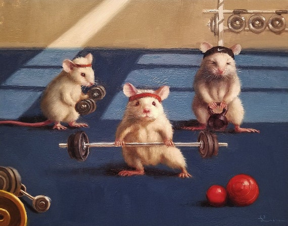 Gym Rats Art Print -  Norway