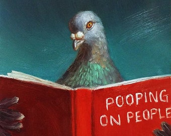 Pooping on People - Art Print
