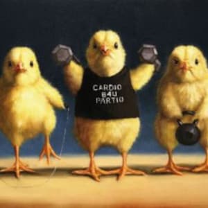 Cardio Chicks - Art Print