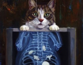 Cat Scan- Art Print