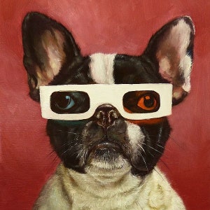 3D Dog - Art Print