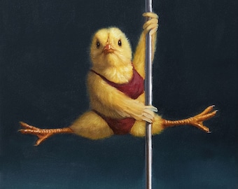 Pole Chick Matrix - Art Print