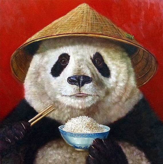 Panda - Art Print - Etsy