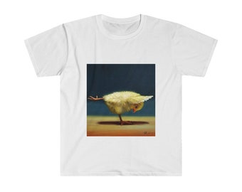 Yoga Chick Balancing Beam - Softstyle T-Shirt