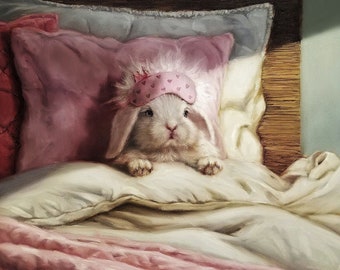 Bed Hare - Art Print