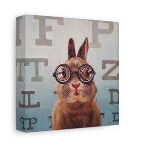 Four Eyes - Stretched Canvas - Ready to Hang