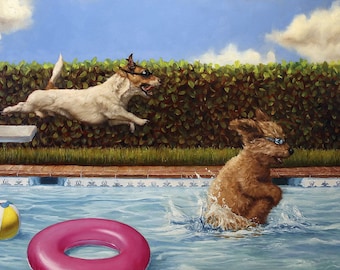 Pool Party - Art Print