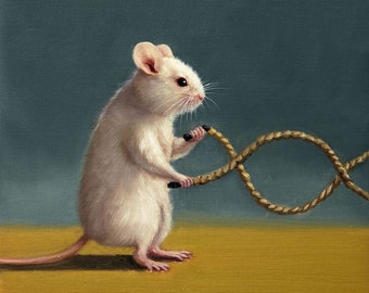 Gym Rat Battle Rope - Art Print