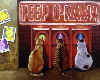 Peepshow - Art Print