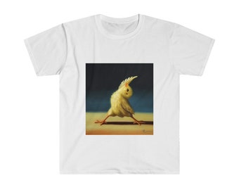 Yoga Chick Reverse Warrior - Softstyle T-Shirt