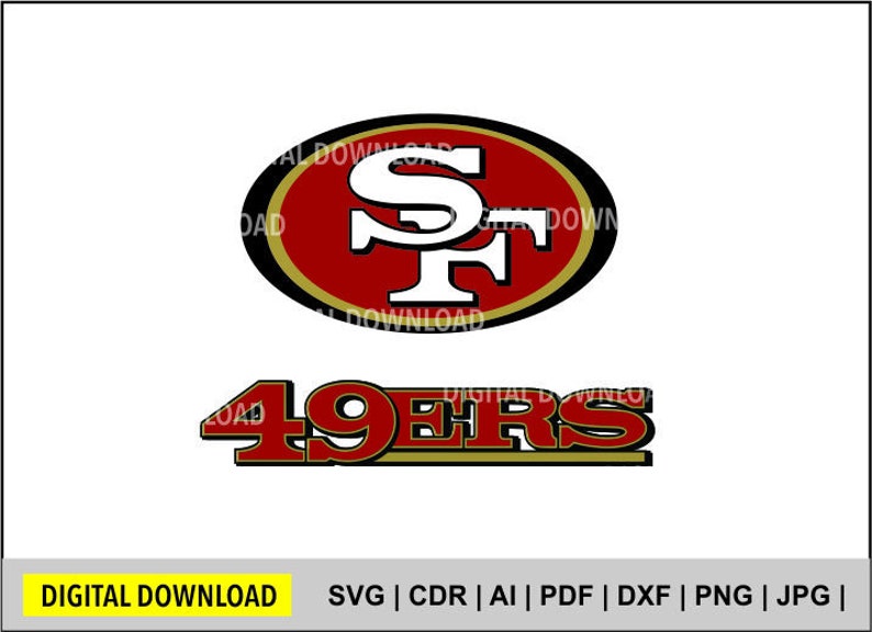Sf 49ers Svg Png Logo Football San Francisco Dxf Eps Etsy