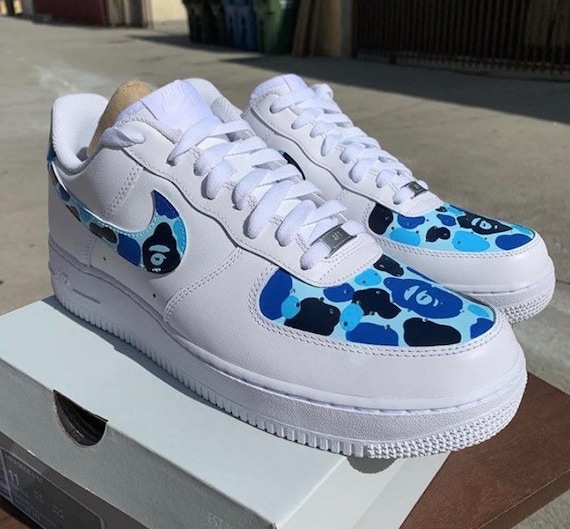 Nike Air Force X BAPE | Etsy