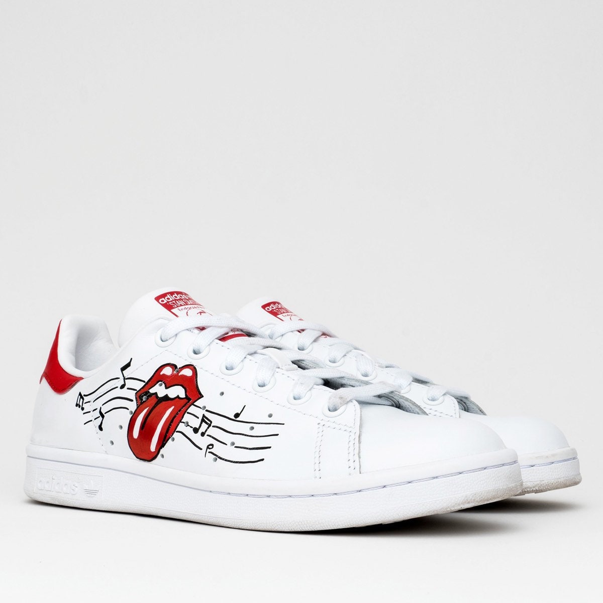 Adidas Stan Smith Rolling Stones | Etsy