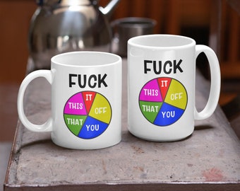 Funny Accountant Coffee Mug, Pie Chart Gag Gift