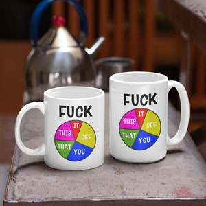 Funny Accountant Coffee Mug, Pie Chart Gag Gift