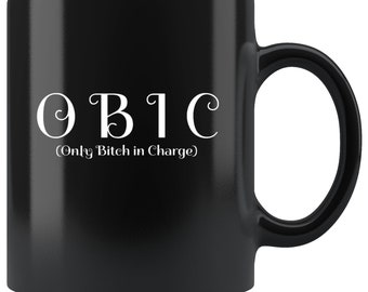 OBIC Mug: Funny Boss Lady Coffee Mug - 11 oz