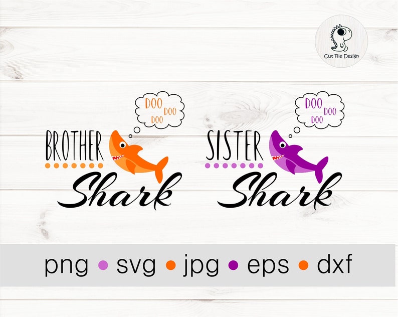 Download Family shark svg bundle Baby shark Mommy Daddy Sister | Etsy
