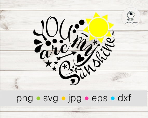 Download You Are My Sunshine Svg Vinyl Decal Mother S Day Gift Etsy