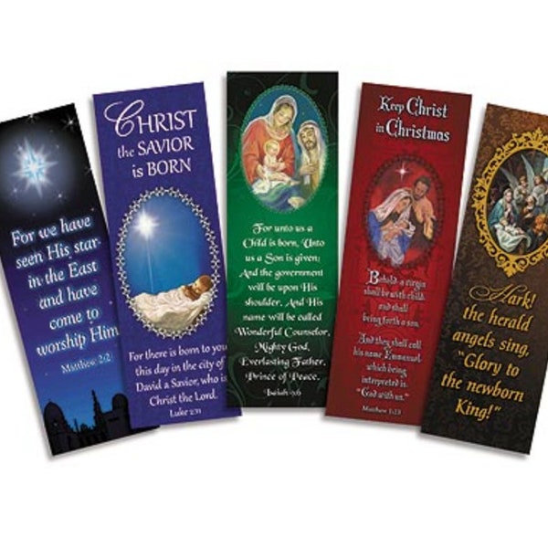 Christian Bookmarks Etsy
