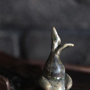 Handmade Ceramic Mandrake Tea Pet – Witchy Table Figurine