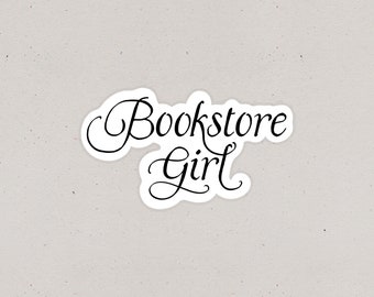 Bookstore Girl Sticker