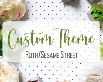 Custom Theme 16x20 Chalkboard sign