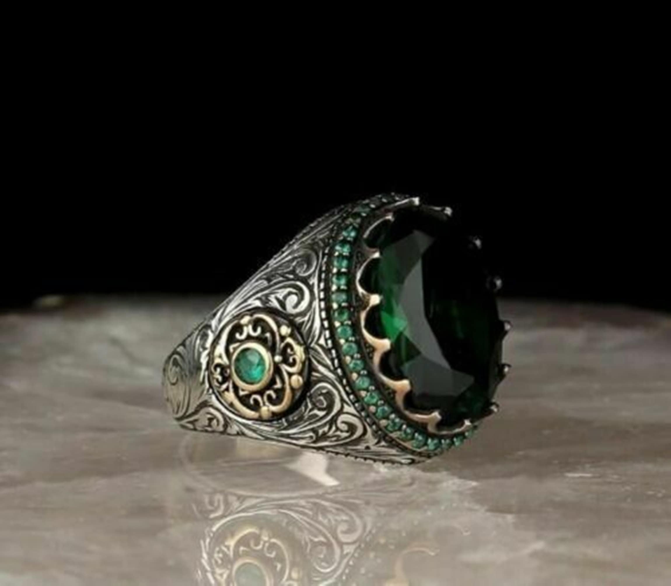 Turkish clearance emerald ring