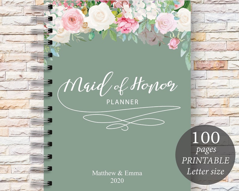Top Maid of Honor Planner Printable wedding ceremony planner marriage planner organiser Quick obtain Weddings Printable planner photo relating to Maid of Honor Printable Planner called Best Maid of Honor Planner Printable marriage planner marriage ceremony planner organiser Prompt obtain Weddings Printable planner