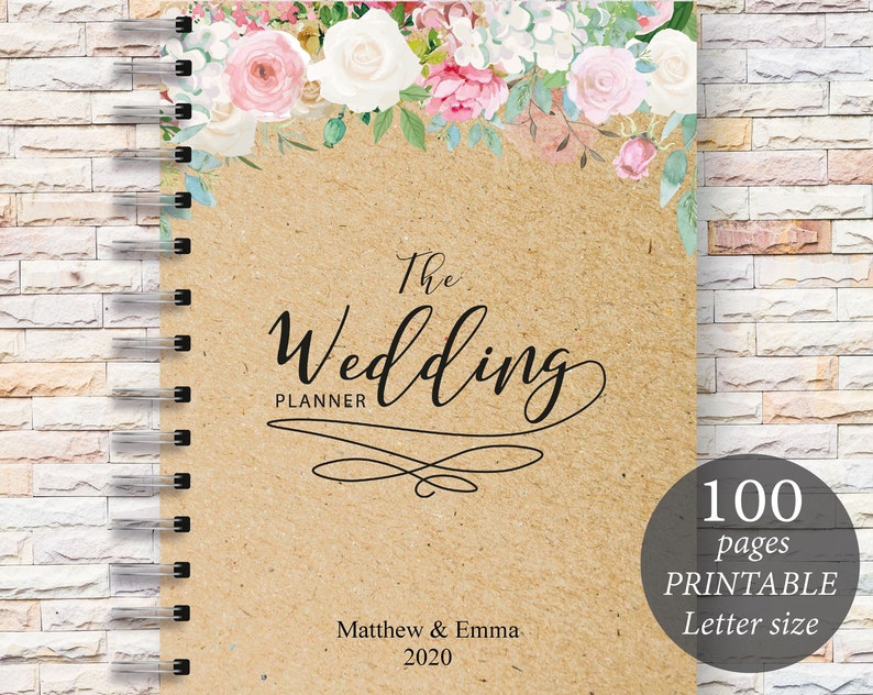 Wedding Planner Binder Wedding Planner Printable Instant Etsy
