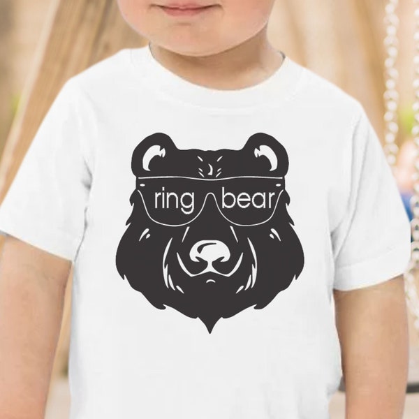 Ring Bear Tee, Ring Bearer Gift, Toddler Ring Bearer, Ring Bearer Proposal, Wedding Party Shirt, Gift for Toddler Wedding, Groomsman Gift