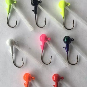10 Pack 1/8th Weedless Crappie Jig Heads