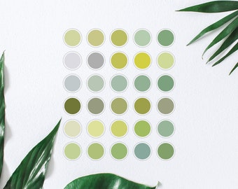Chartreuse Green Instagram Highlight Icons, Clean Palette (Instant Download)