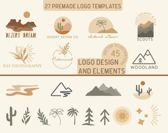 Boho Travel - 27 Logos & 45 Elements | Logo, shirt,  product designs