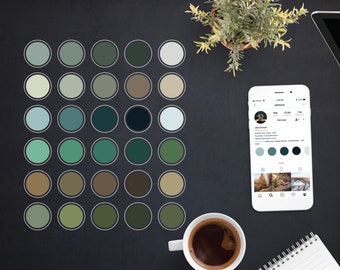 Forest Green Instagram Highlight Icons, Outdoorsy Theme (Instant Download)