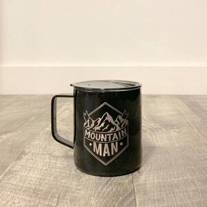 Mountain Man Engraved Mug